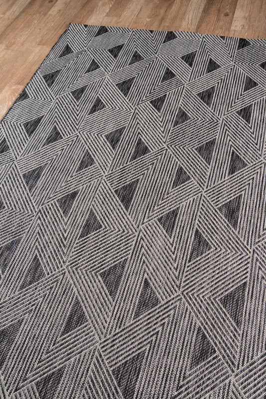 Novogratz Villa Charcoal Contemporary