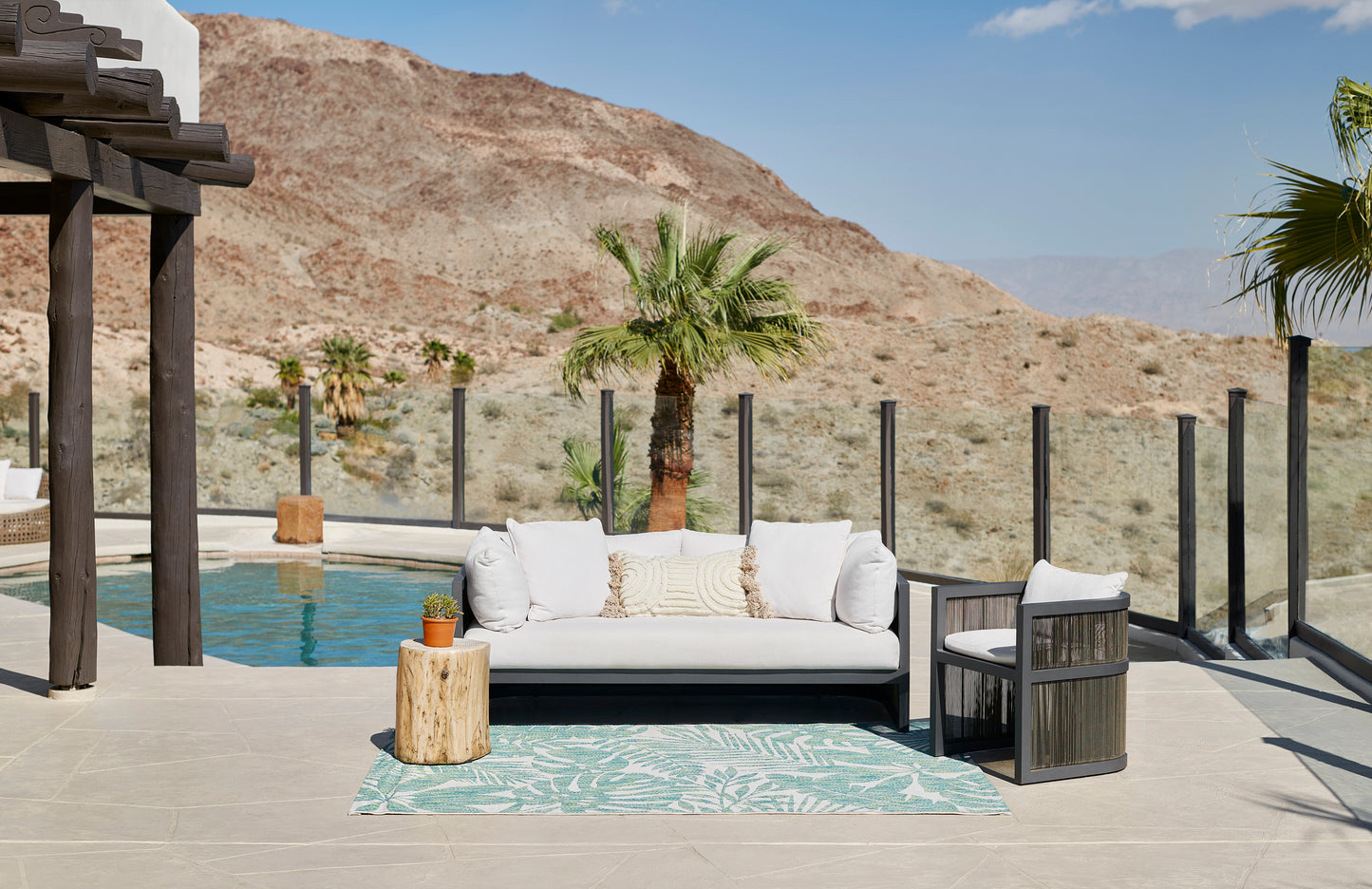 Novogratz Villa Green Transitional