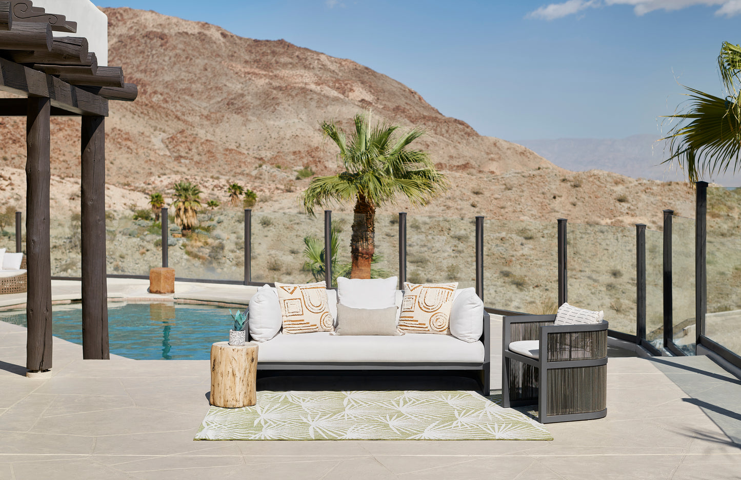 Novogratz Villa Green Transitional