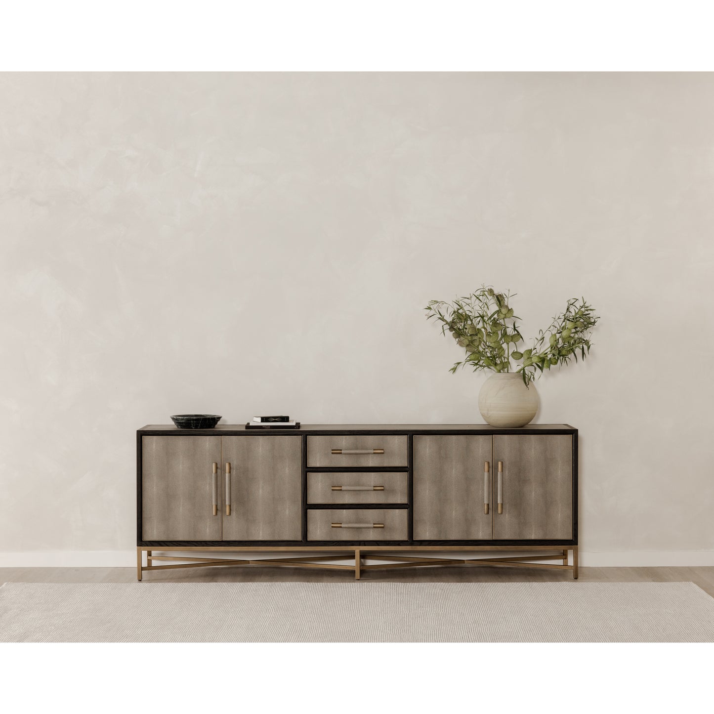 Moes Home Sideboards Mako Grey Art Deco Furniture