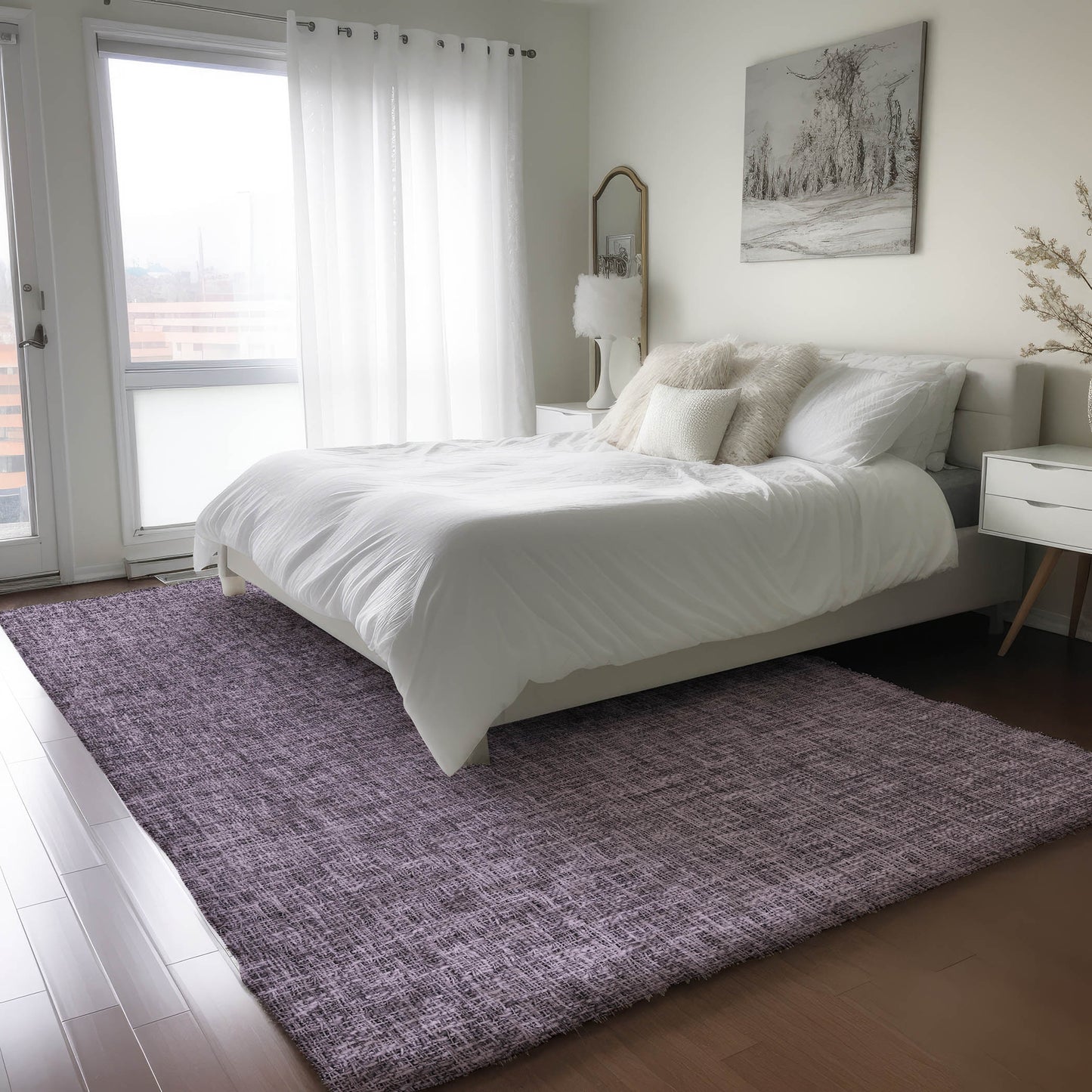 Dalyn Rugs Voyage Plum Transitional