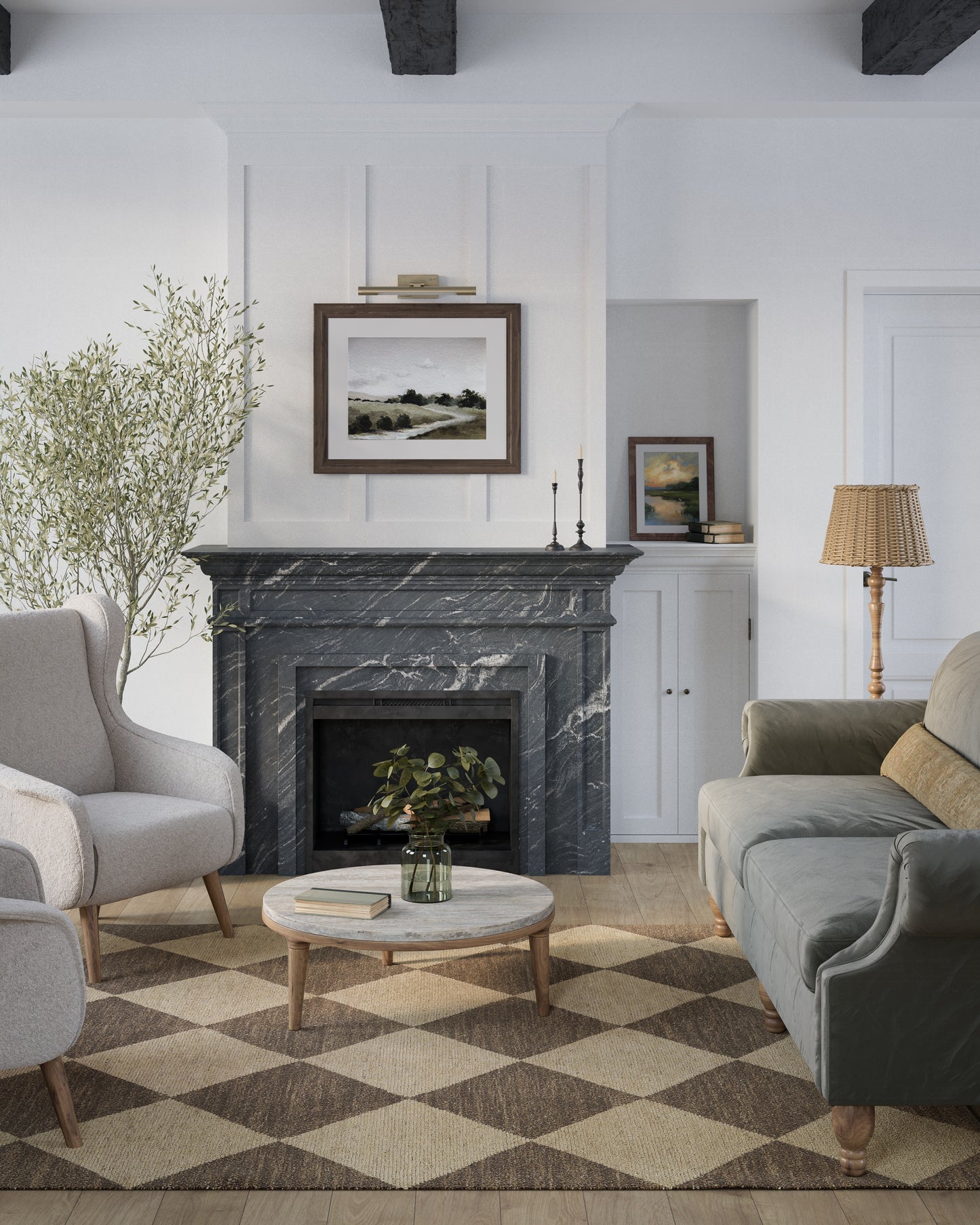 Momeni Willow Brown Contemporary