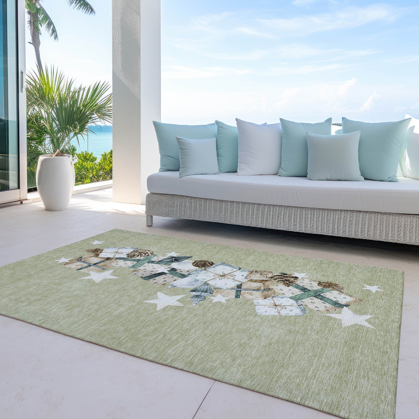 Dalyn Rugs Wonderland Aloe Holiday
