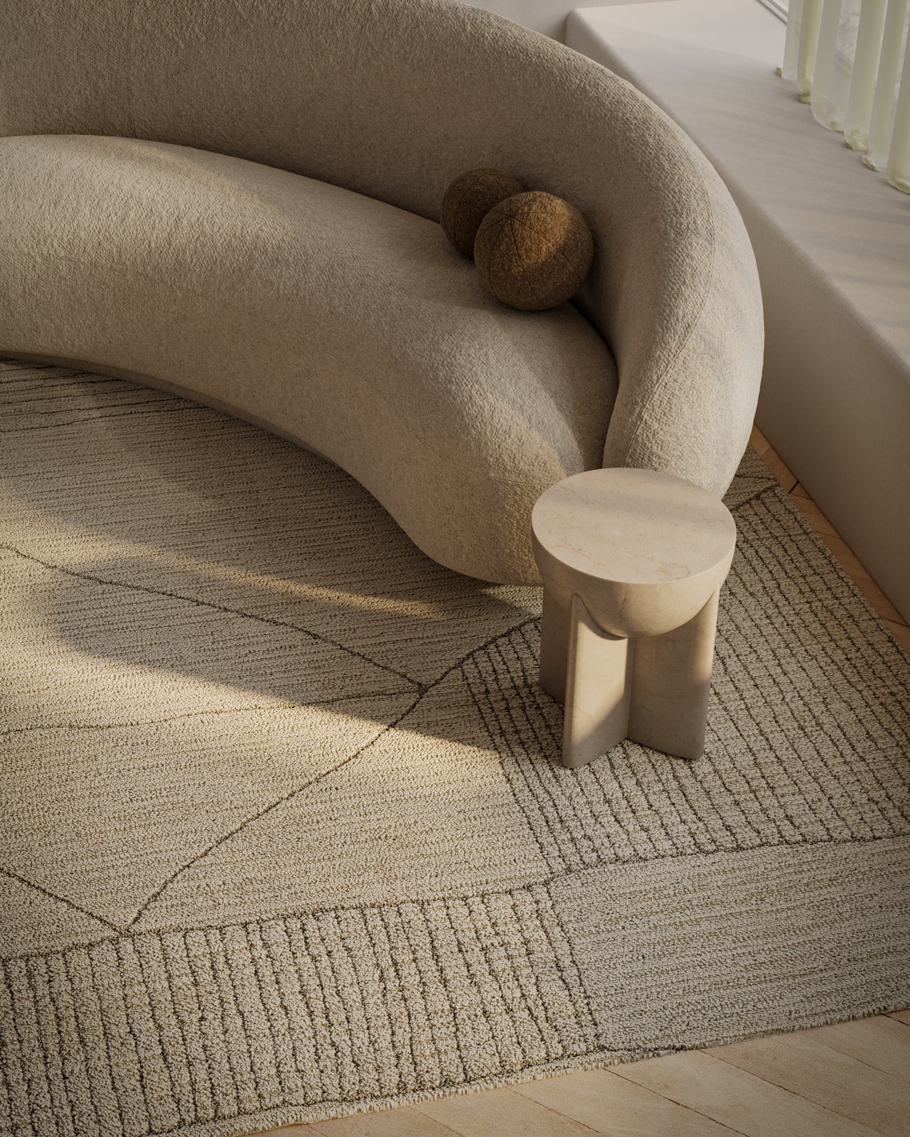 Momeni Wren Ivory Contemporary