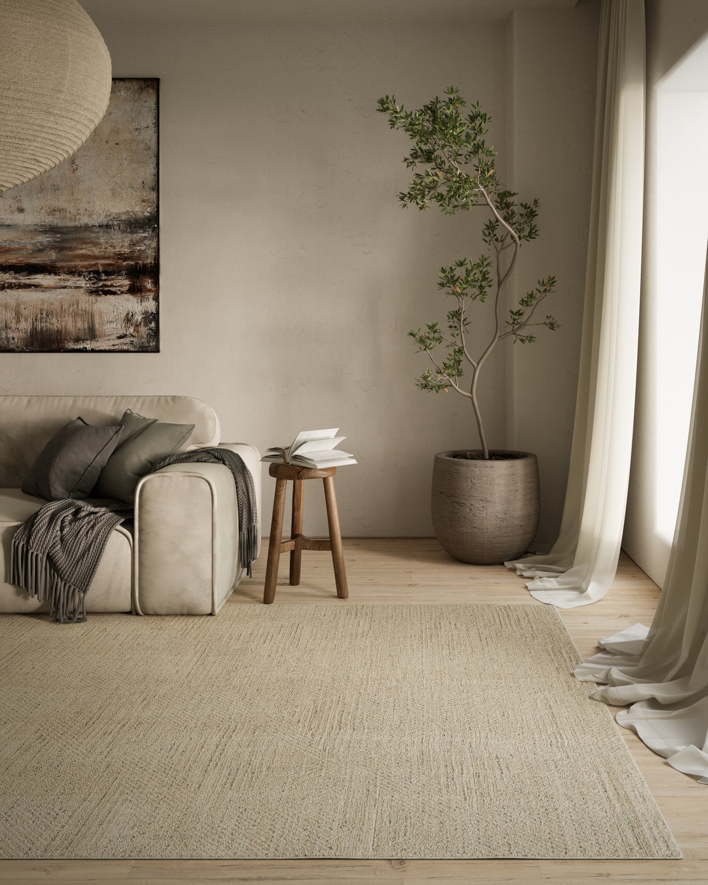 Momeni Wren Ivory Contemporary