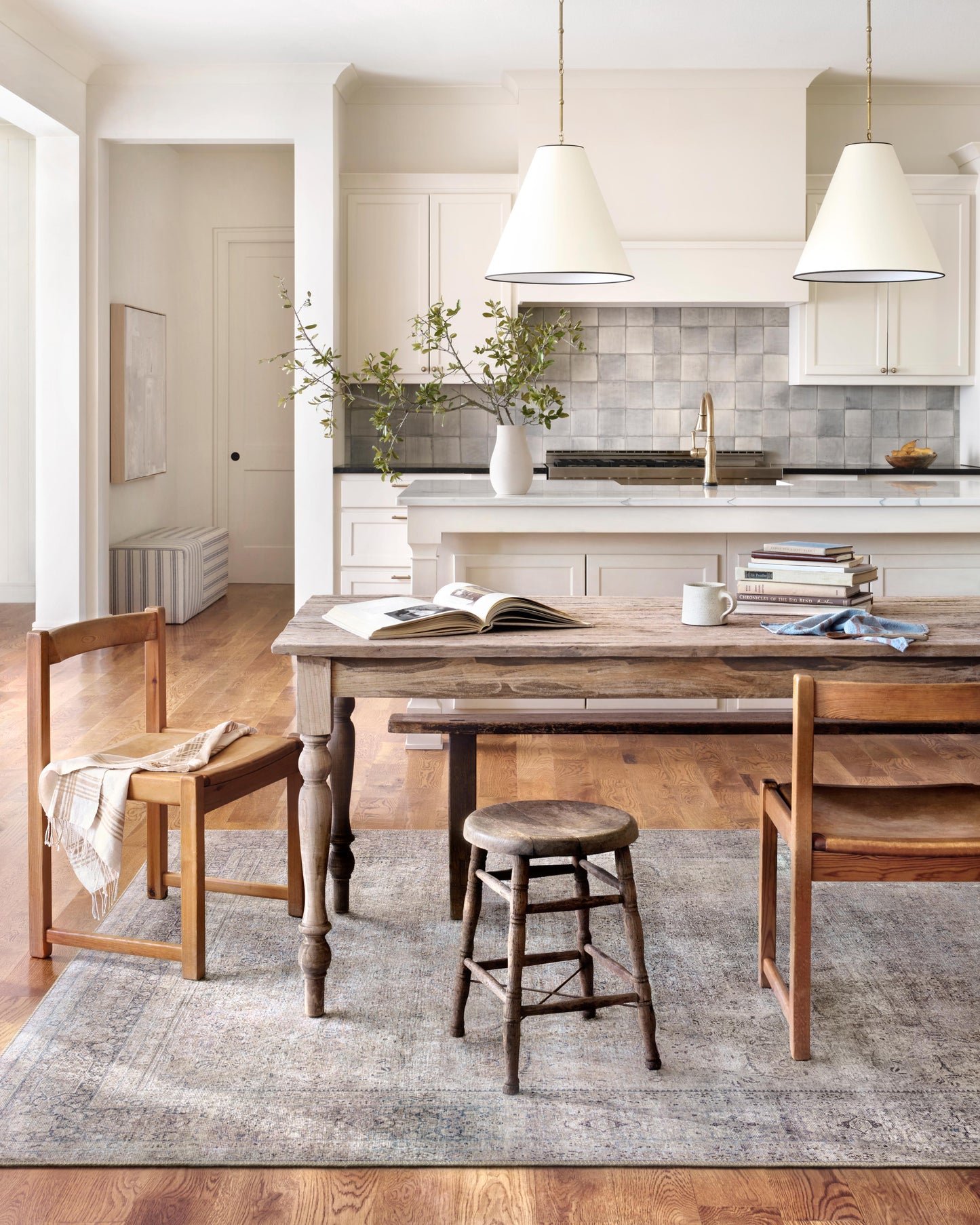 Loloi II Wynter Silver Charcoal Traditional