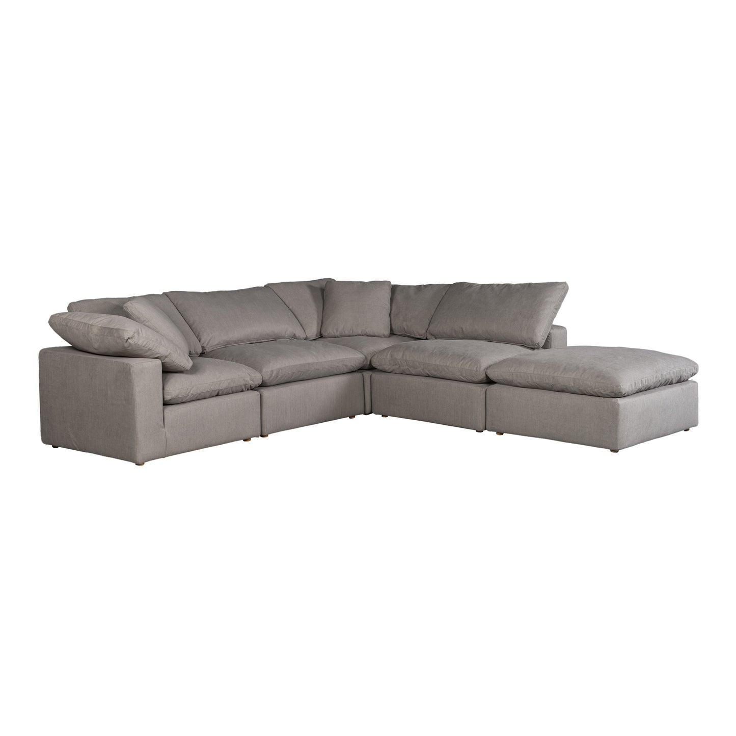 Moes Home Modular Sectionals Terra Grey Scandinavian Furniture