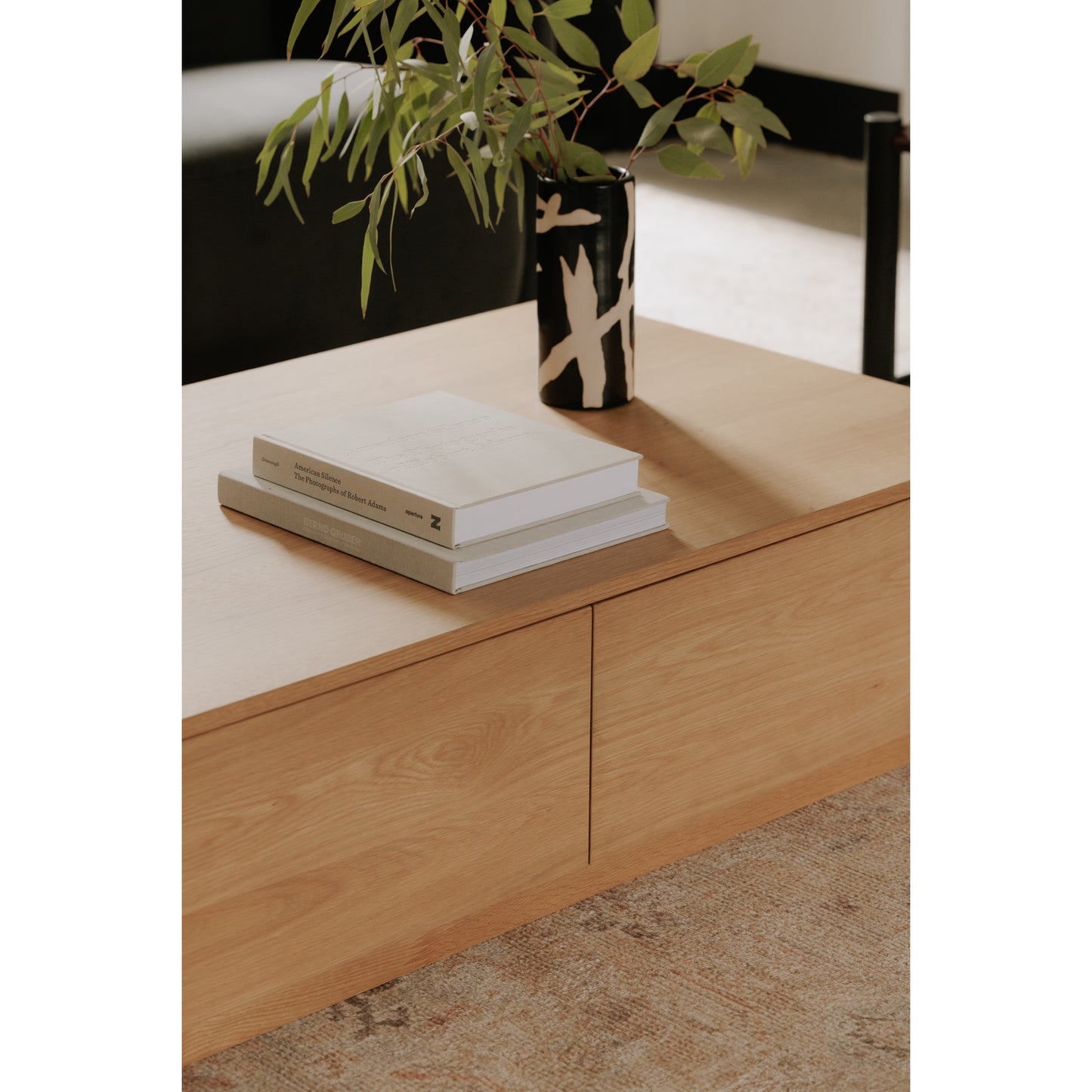 Moes Home Coffee Tables Round Off Natural Scandinavian Furniture