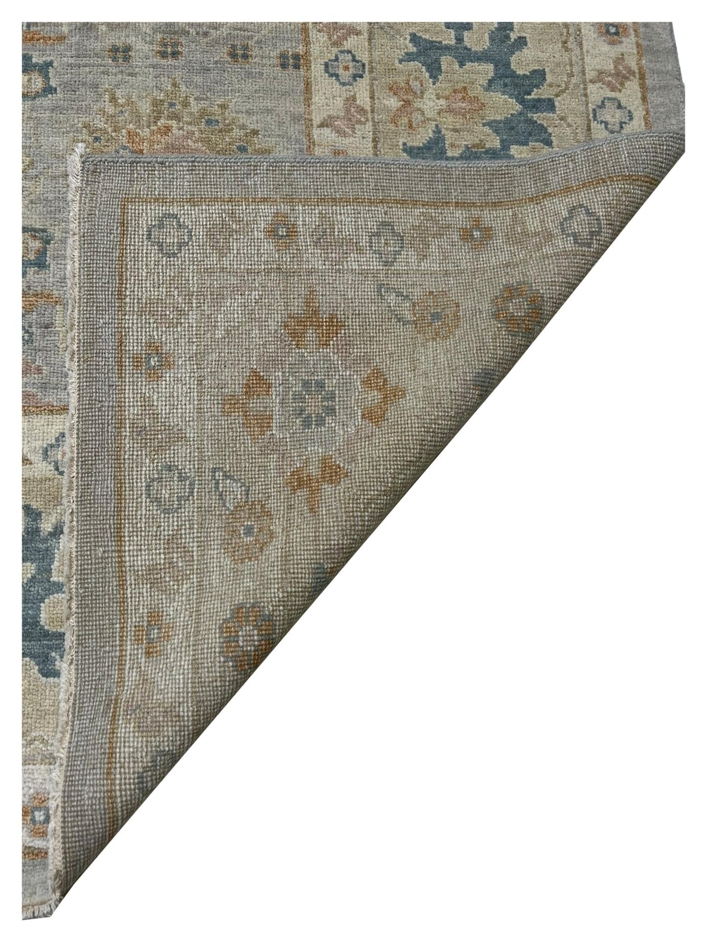 Artisan Julie Sage Green Gold Traditional Knotted Rug - Rugs - Artisan - Atlanta Designer Rugs
