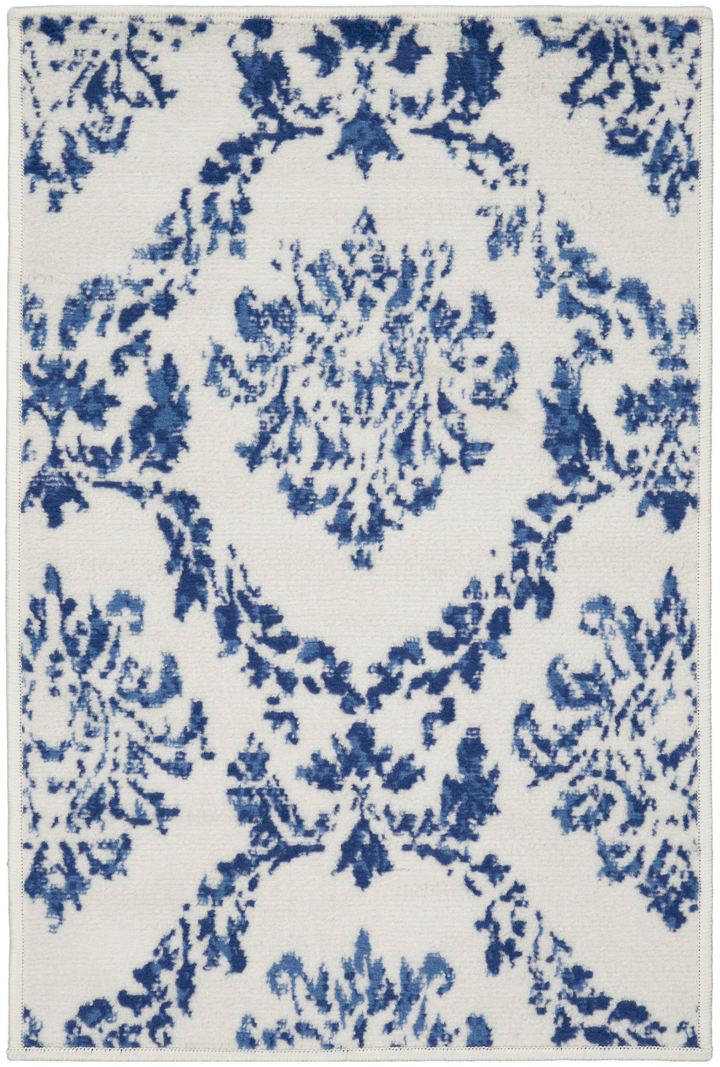 Nourison Home Whimsicle WHS01 Ivory Navy Contemporary Power-loomed Rug