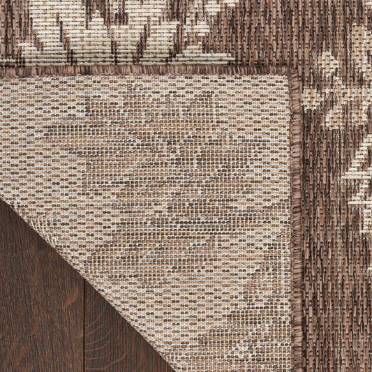 Nourison Home Garden Oasis Mocha Contemporary