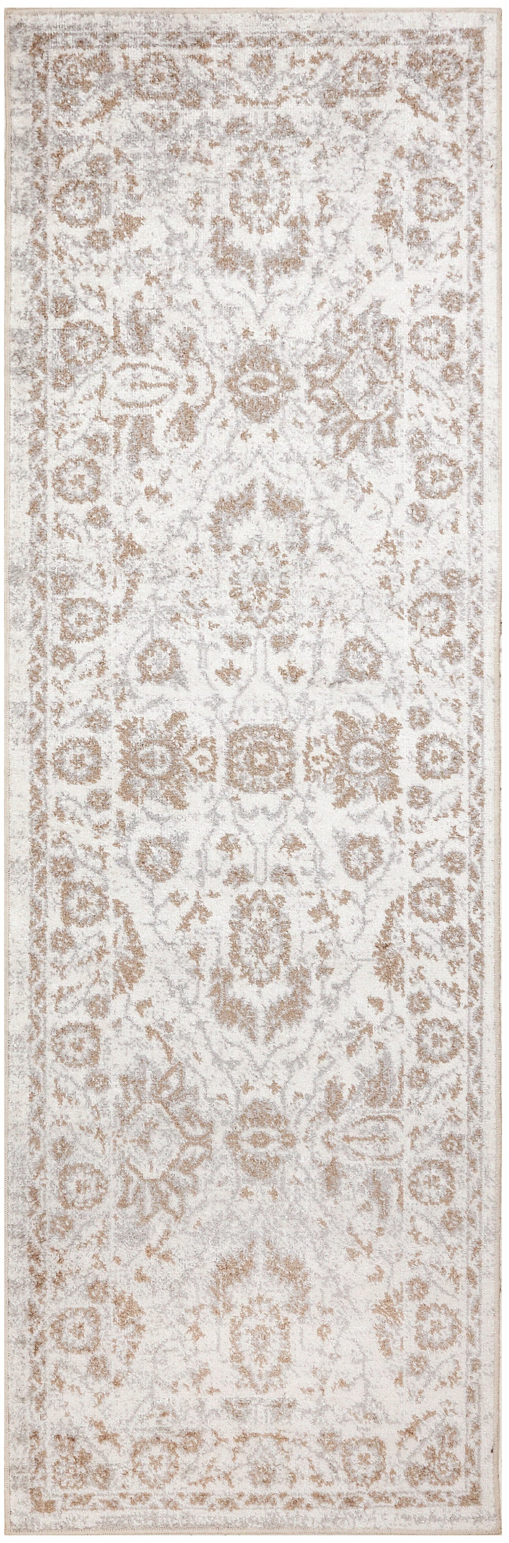 Nourison Home Astra Machine Washable ASW20 Grey Traditional Power-loomed Rug
