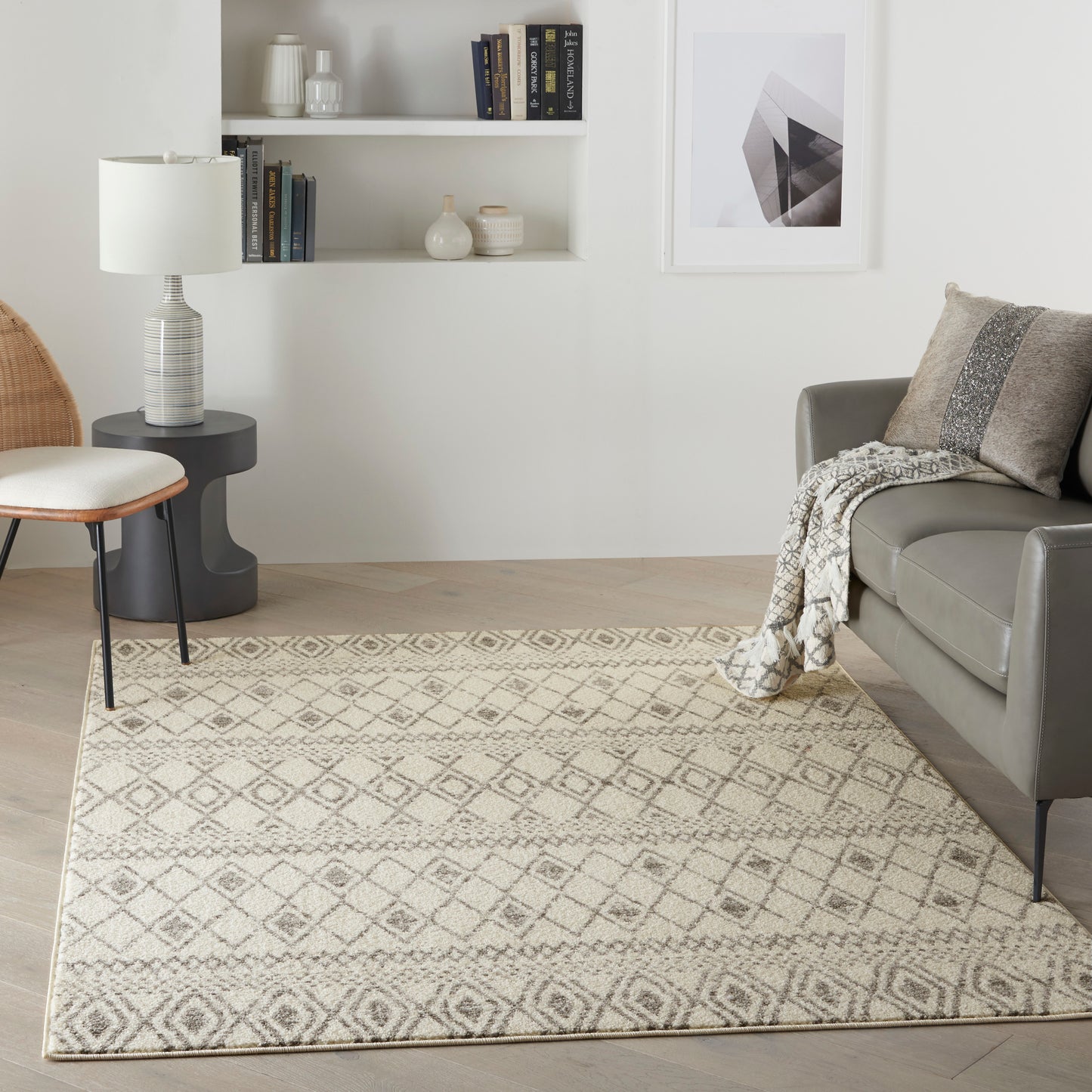 Nourison Home Passion Ivory Grey Transitional