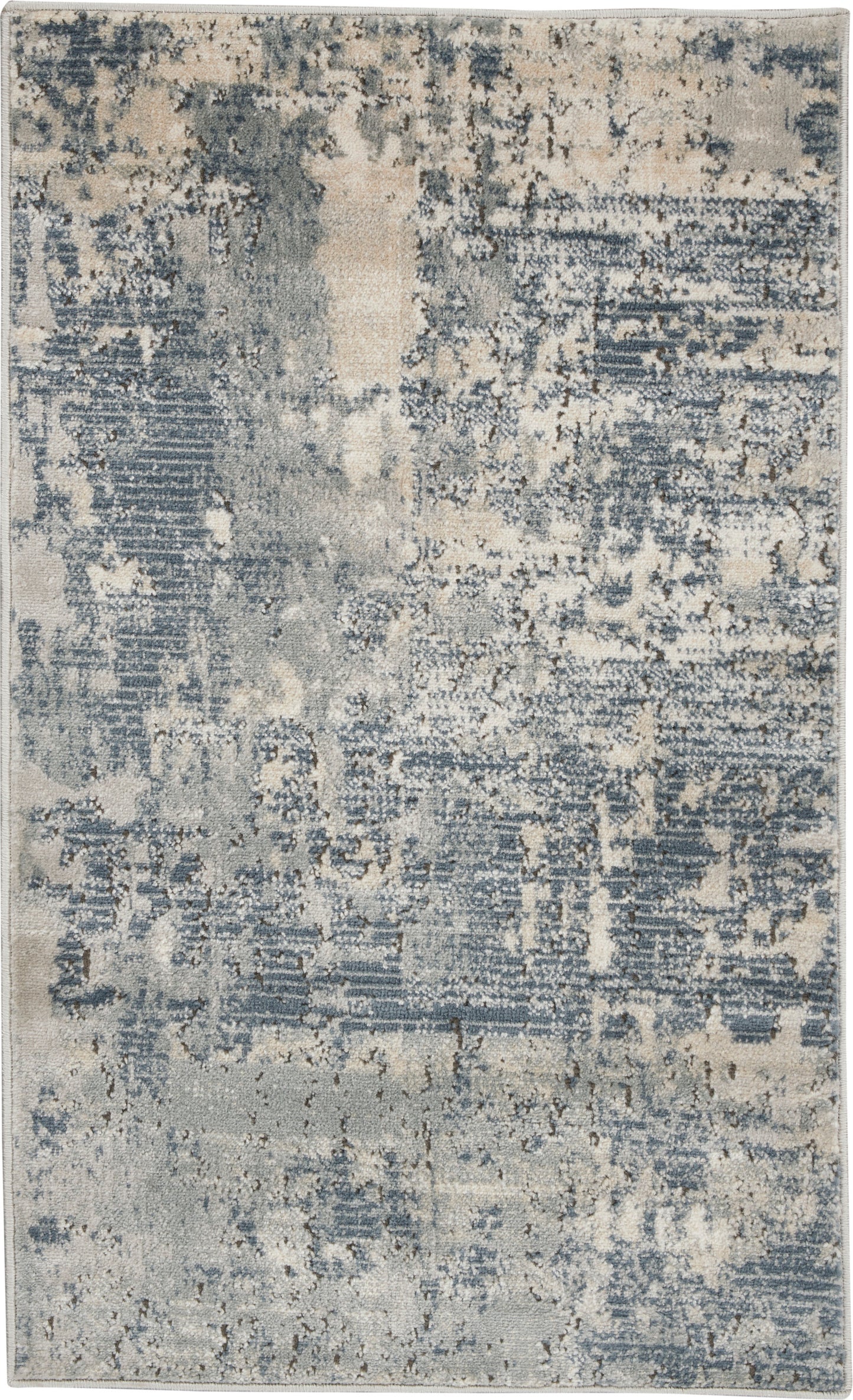 Nourison Home Quarry QUA04 Grey Beige Contemporary Power-loomed Rugs