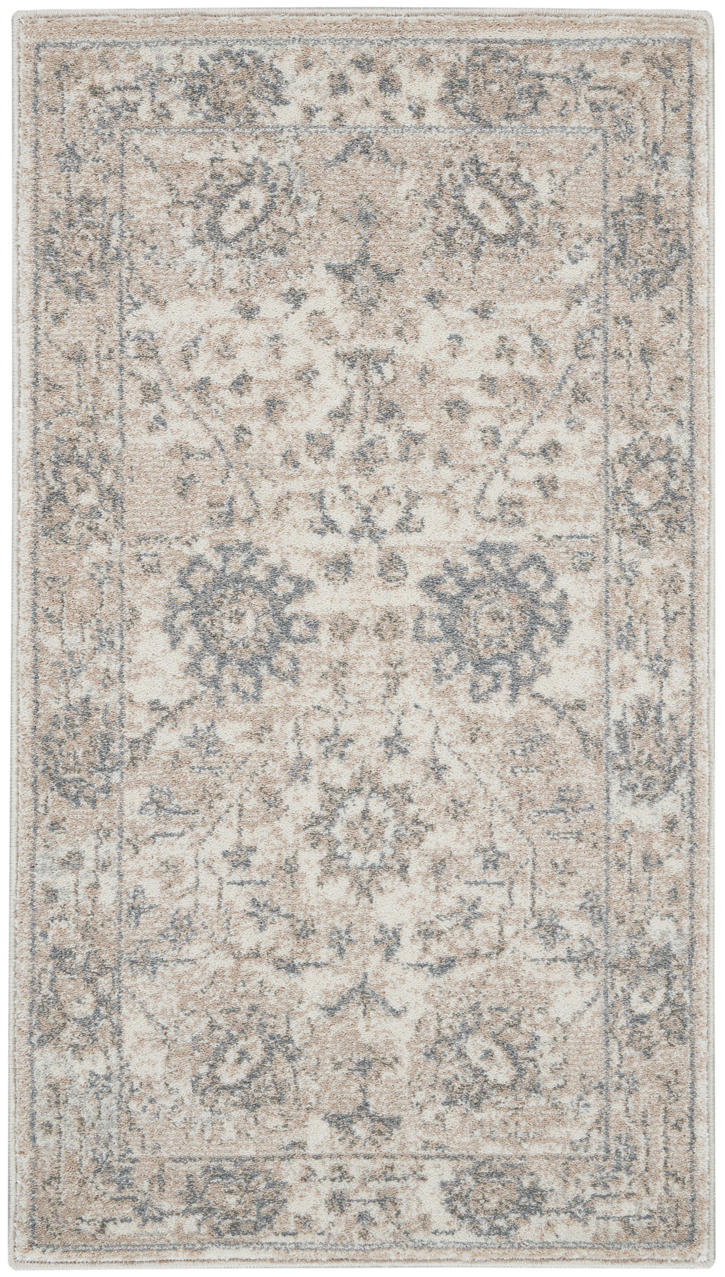 Nourison Home Moroccan Celebration KI384 Ivory Sand Traditional Power-loomed Rug
