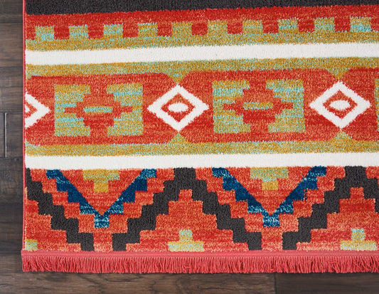 Nourison Home South Western Orange Transitional