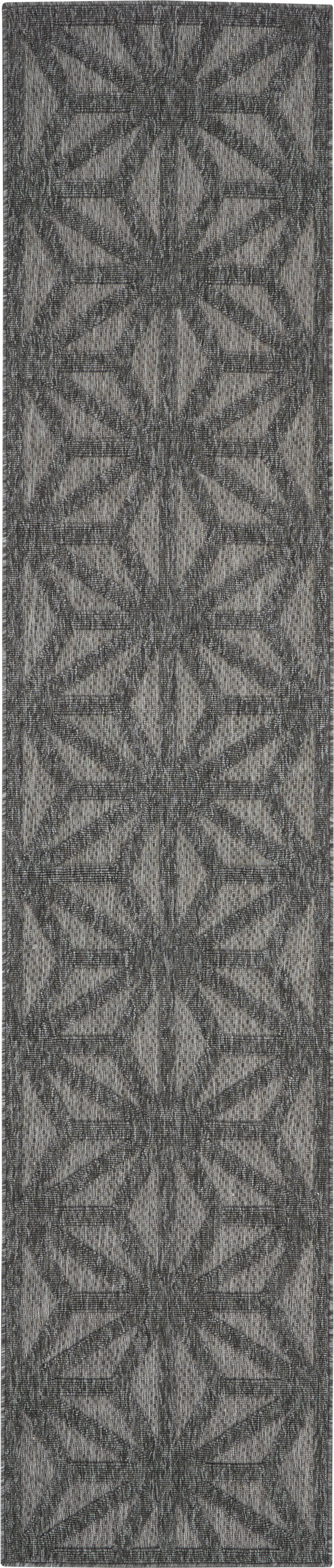 Nourison Home Cozumel CZM01 Dark Grey Contemporary Power-loomed Rug