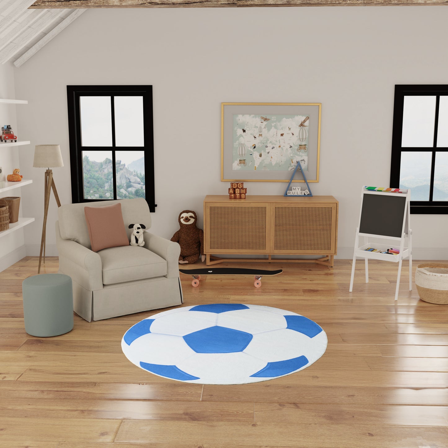 Nourison Home Imagination Blue Contemporary