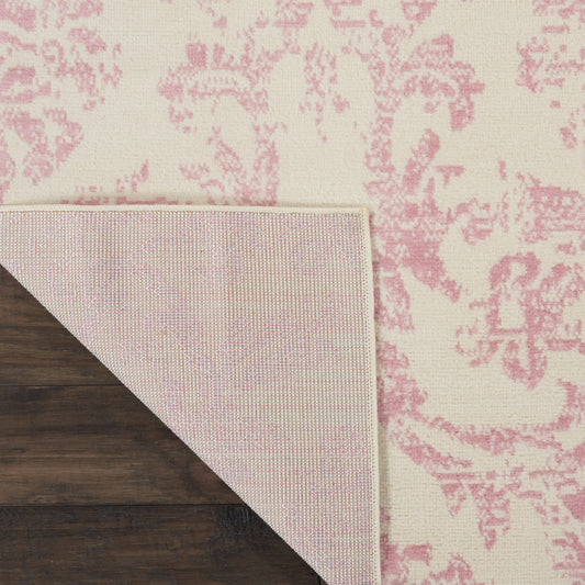 Nourison Home Jubilant Ivory Pink Transitional