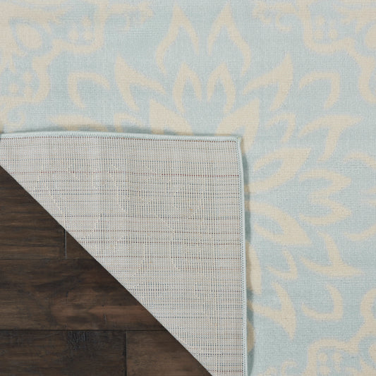 Nourison Home Jubilant Ivory Light Blue Transitional