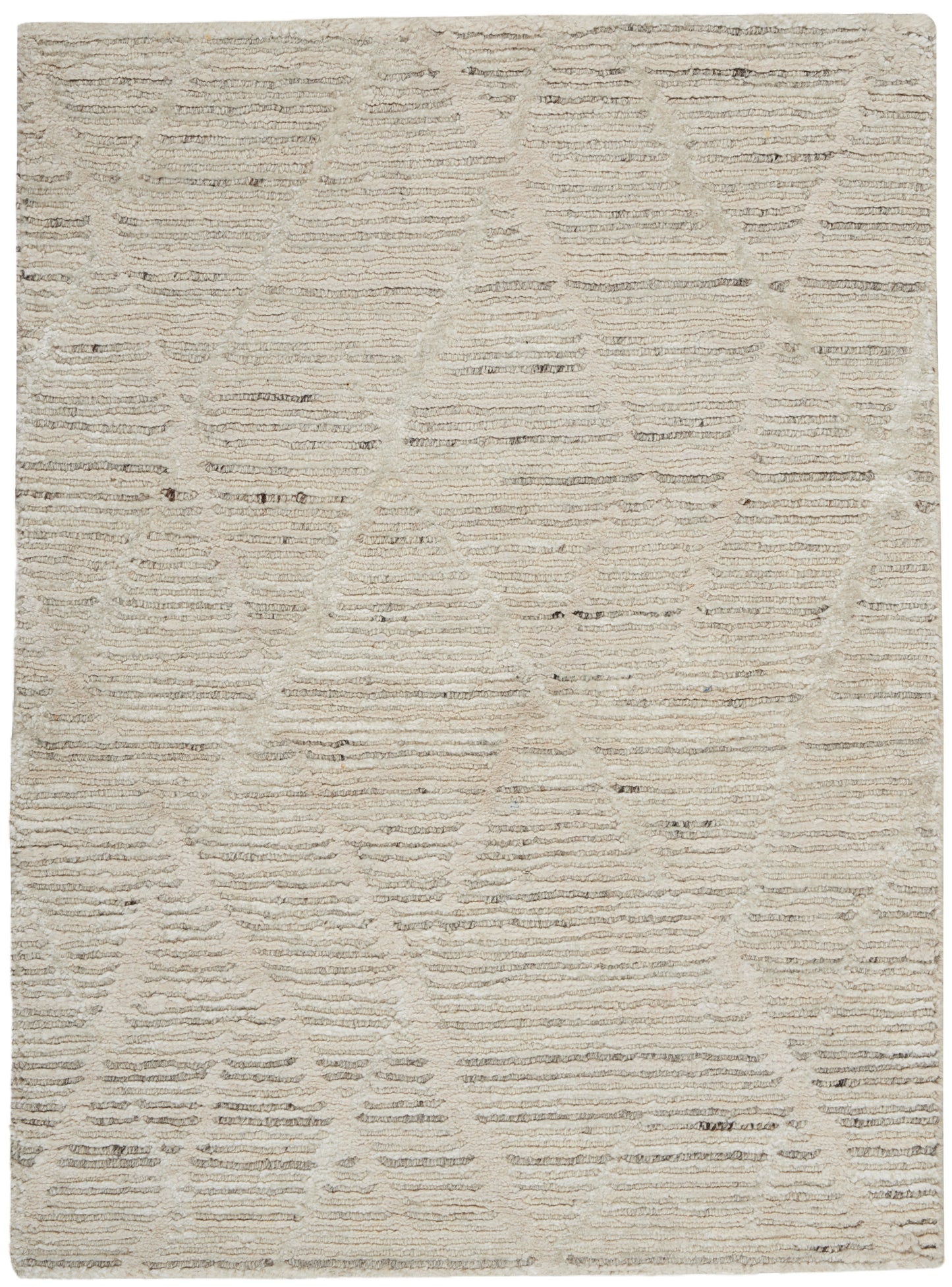 Nourison Home OCEAN OCP02 Pearl Contemporary Knotted Rugs