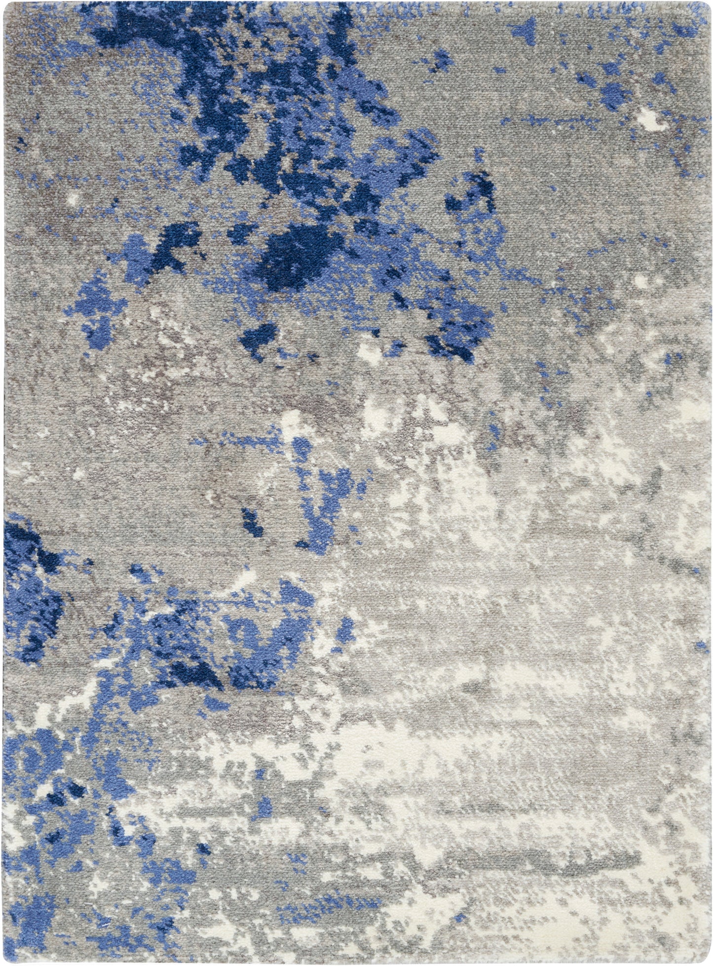 Nourison Home Twilight TWI22 Blue Grey Contemporary Power-loomed Rug