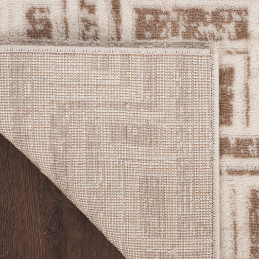 Nourison Home Serenity Home Mocha Ivory Transitional