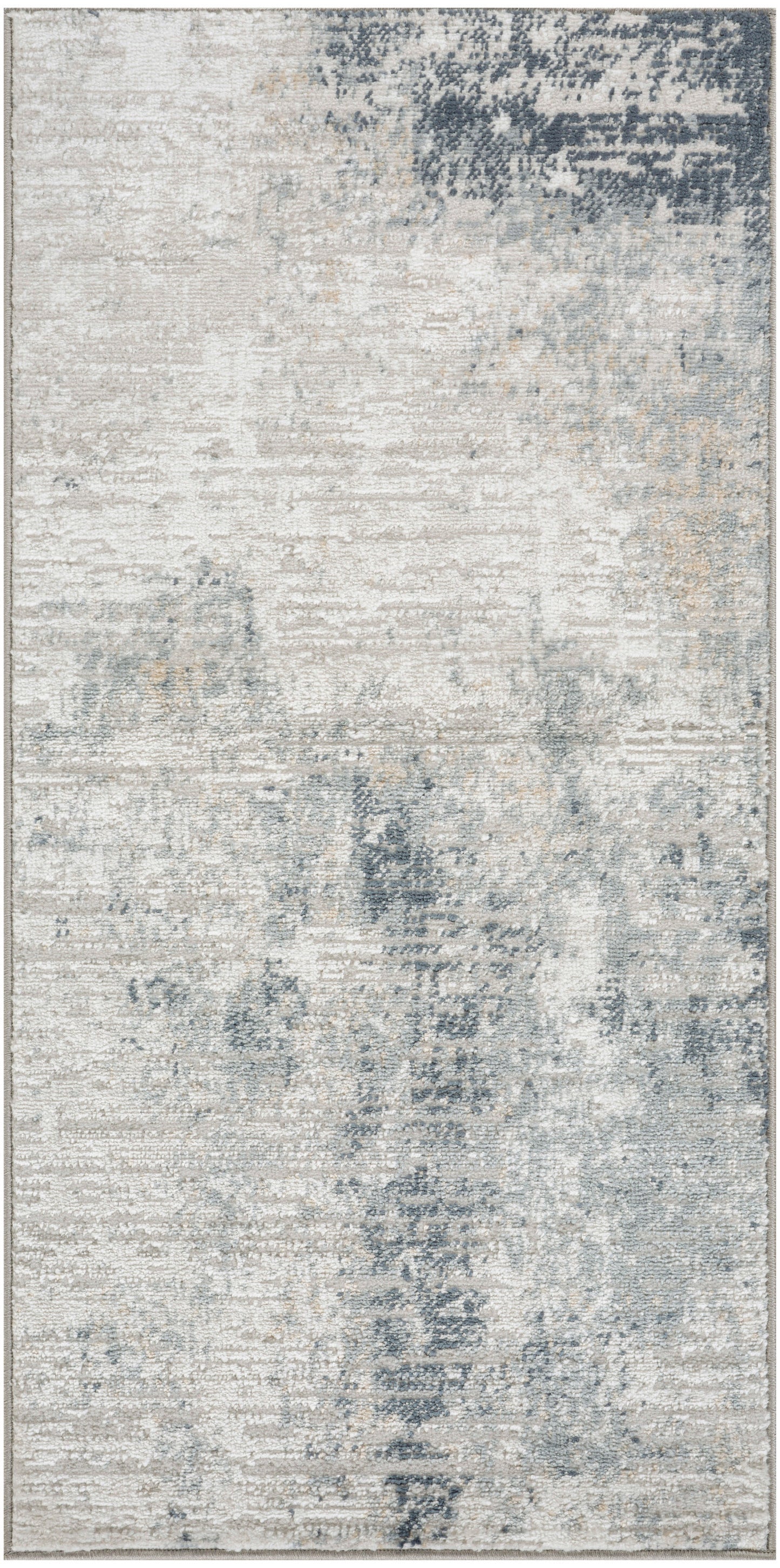 Nourison Home Dekor DEK07 Grey Navy Contemporary Machine Woven Rug