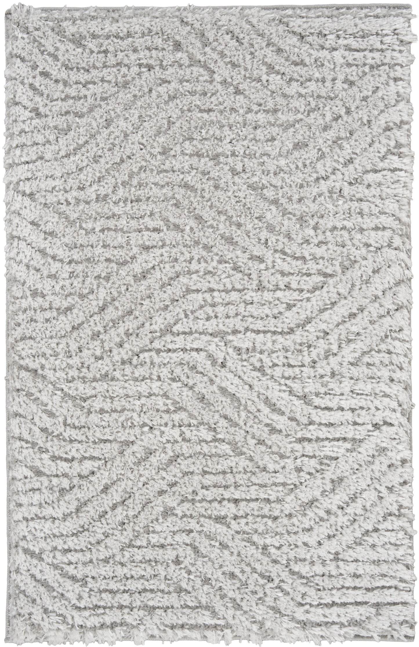 Calvin Klein Surfaces SFC01 Silver Grey Contemporary Power-loomed Rug