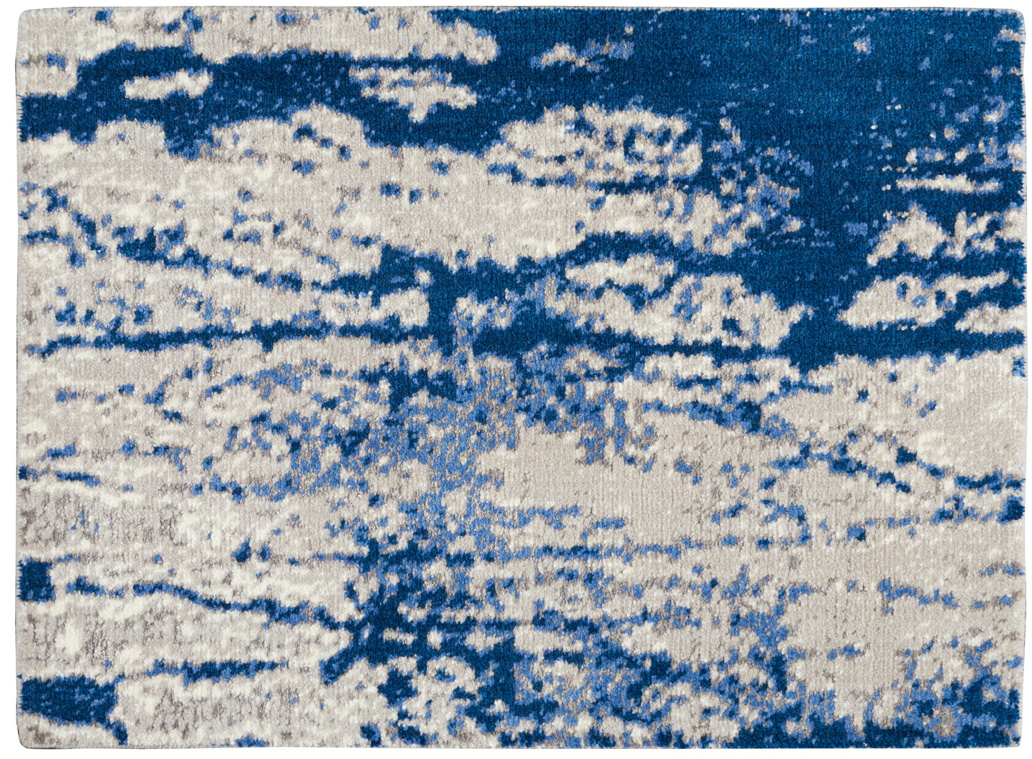 Nourison Home Twilight TWI29 Ivory Blue Contemporary Power-loomed Rug