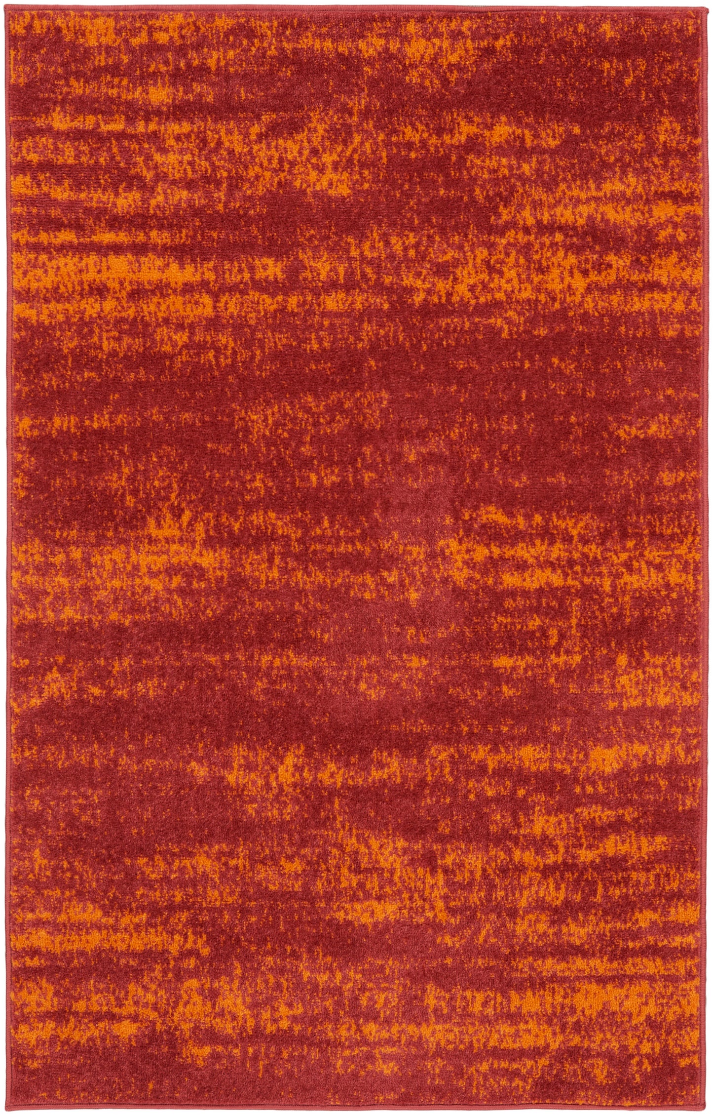 Nourison Home Nourison Essentials NRE03 Red Contemporary Power-loomed Rug