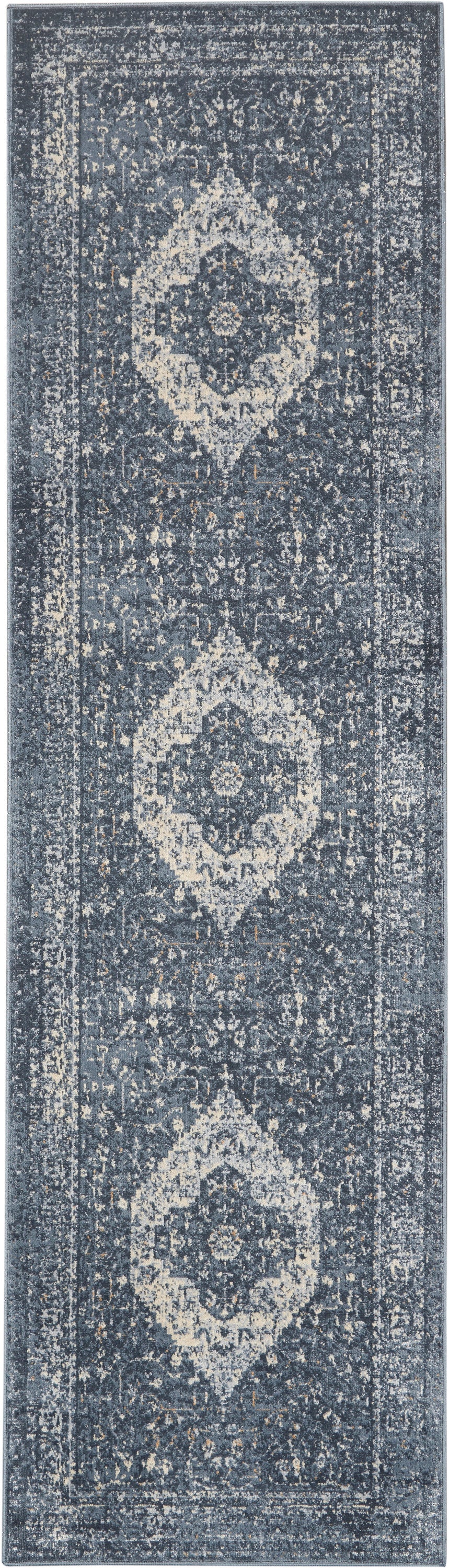 Nourison Home Malta MAI11 Navy Traditional Power-loomed Rug