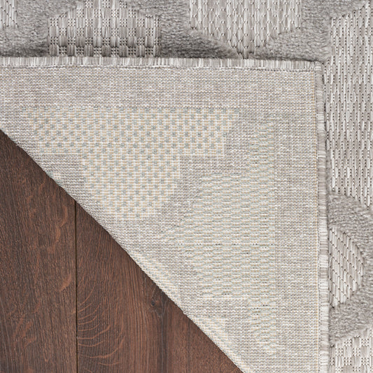 Nourison Home Easy Care Silver Grey Contemporary