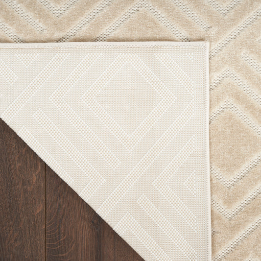 Nourison Home Care Free Beige Contemporary