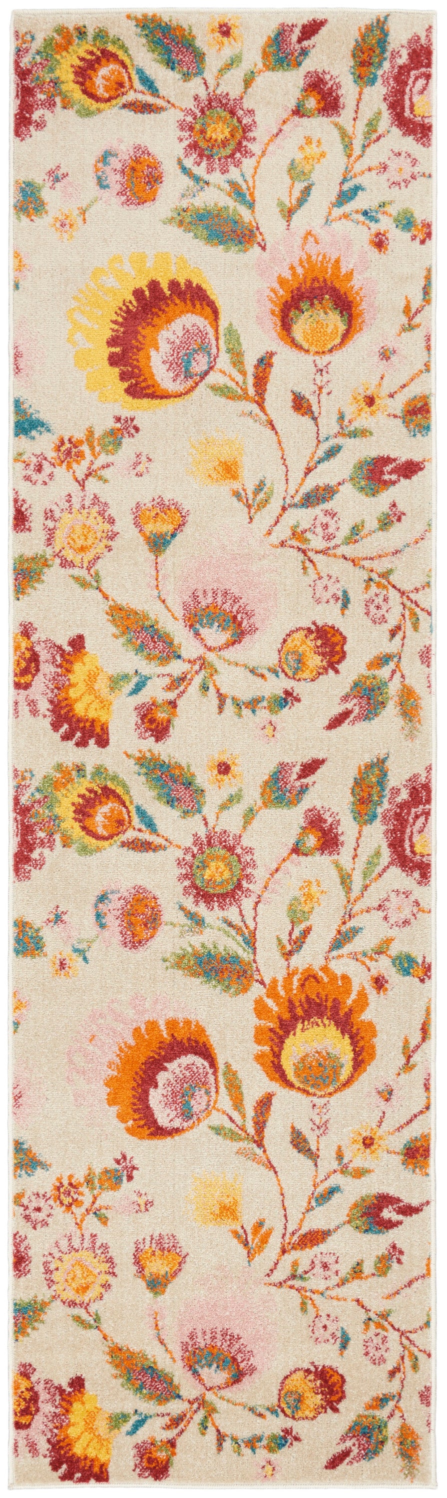 Nourison Home Allur ALR08 Ivory Multicolor Contemporary Power-loomed Rug