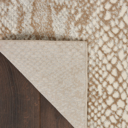 Nourison Home Solace Ivory Beige Contemporary