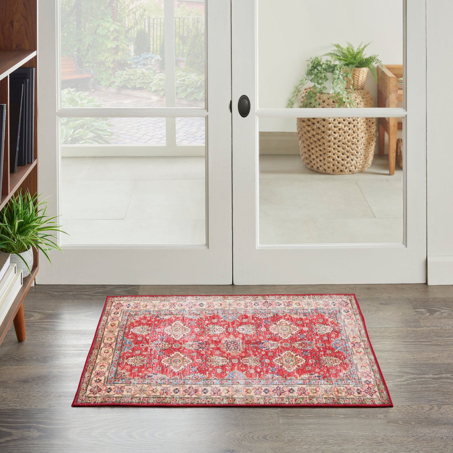 Nourison Home Fulton Red Traditional