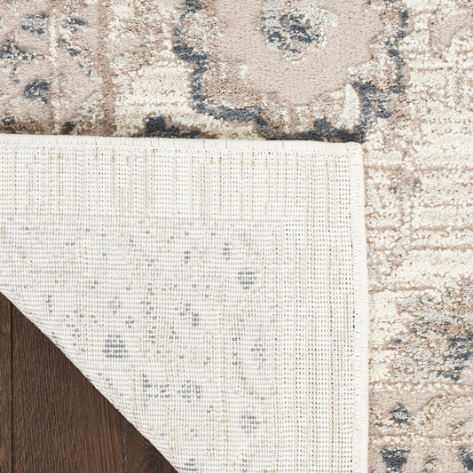 Nourison Home Eco Cycle Ivory Multicolor Traditional
