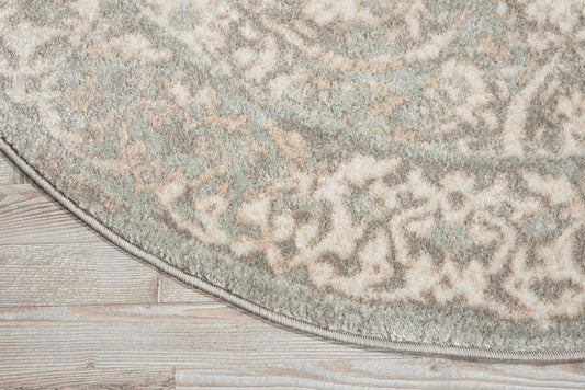 Nourison Home Euphoria Grey Traditional