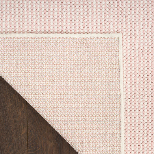 Nourison Home Natural Texture Ivory Rose Contemporary