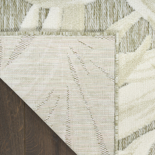 Nourison Home Aloha Ivory Sage Contemporary