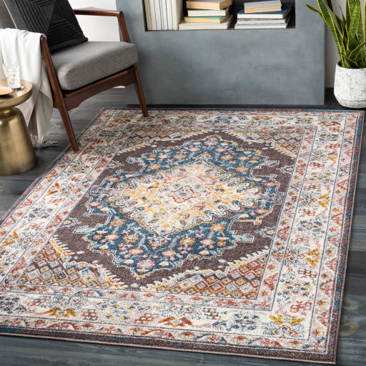 Surya Ankara AKR-2302 Dark Blue Traditional Machinemade Rug