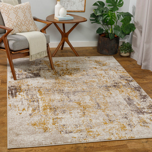 Surya Ankara AKR-2347 Mustard Modern Machinemade Rug
