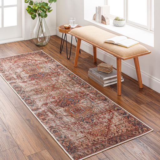 Surya Amelie AML-2350 Burgandy Traditional Machinemade Rug