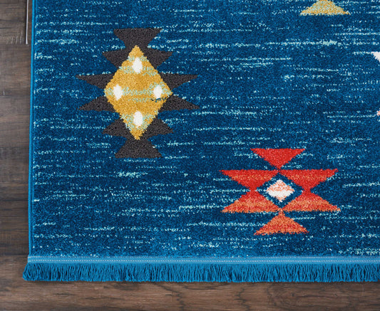 Nourison Home South Western Blue Transitional
