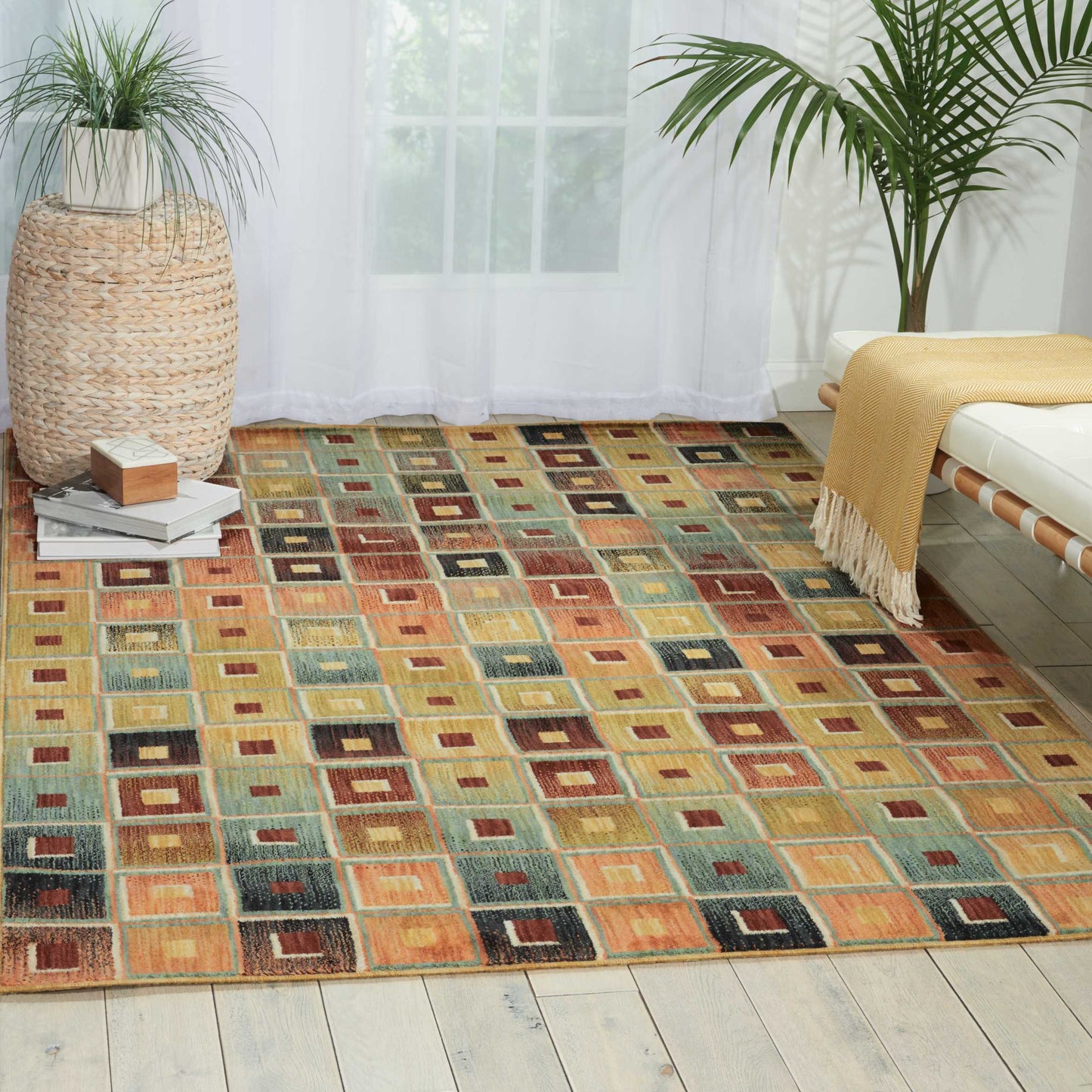 Nourison Home Aristo Multicolor Contemporary
