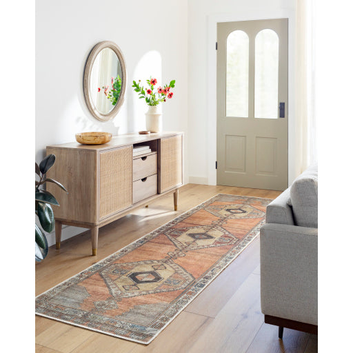 Surya Antiquity AUY-2303 Dark Brown Traditional Machinemade Rug