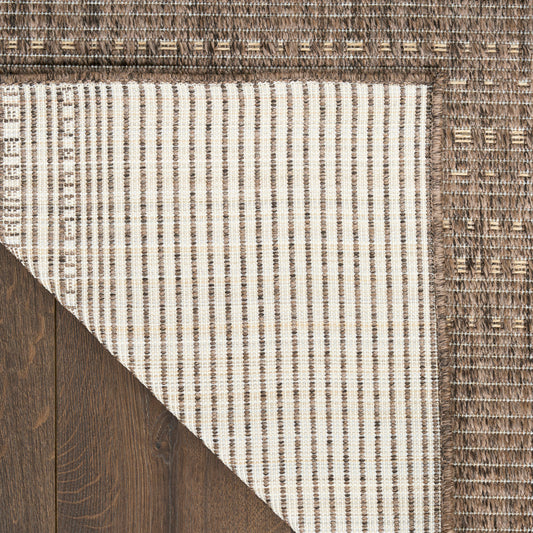 Nourison Home Tulum Brown Contemporary