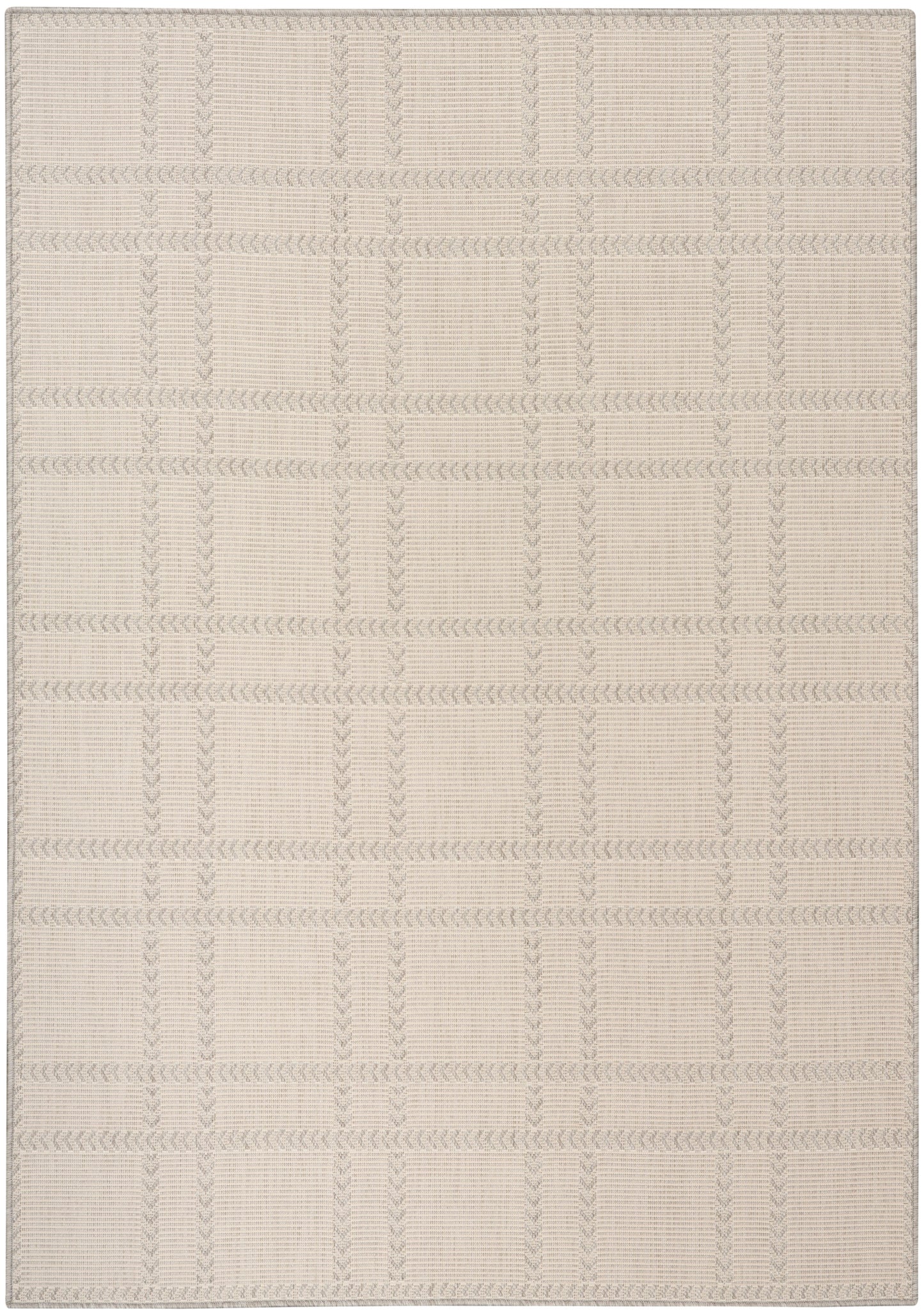 Nourison Home Horizon Indoor/Outdoor HOZ04 Grey Contemporary Power-loomed Rug