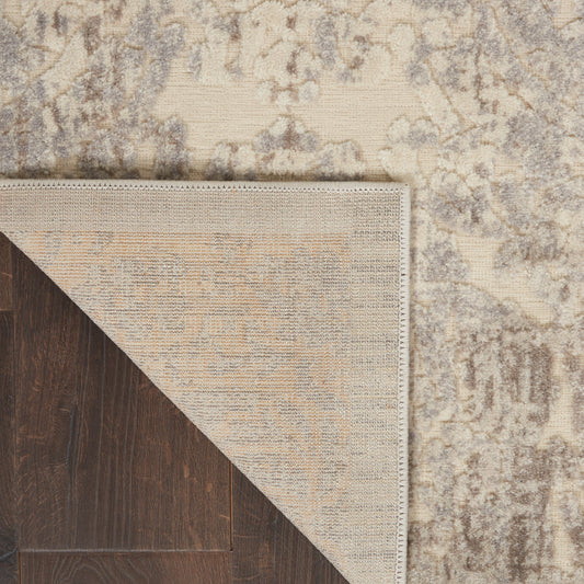 Nourison Home Graphic Illusions Ivory Transitional